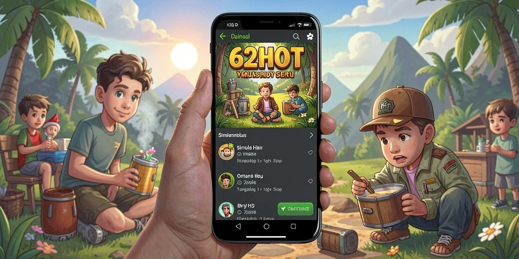 Tangkapan layar utama 62HOT menampilkan gameplay yang realistis dan interaktif.