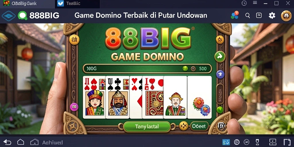 Tampilan gameplay seru dalam 88BIG yang penuh tantangan domino.