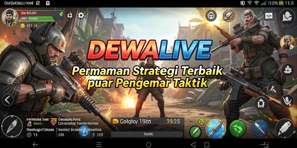 Screenshot gameplay DEWALIVE yang menampilkan strategi mendebarkan.
