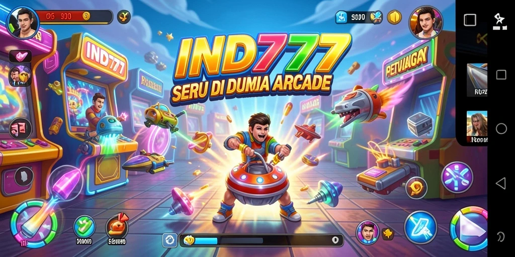 Tampilan gameplay seru dengan karakter menarik di IND777.