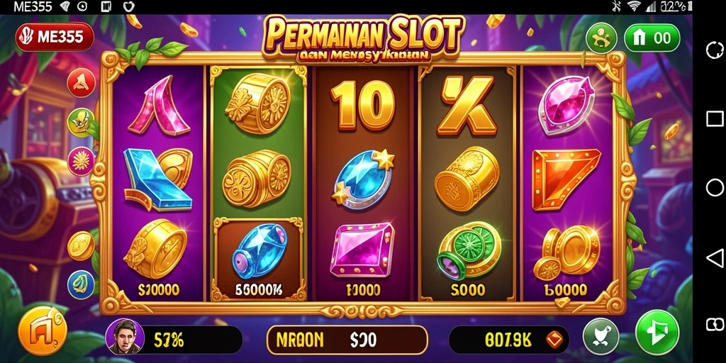 Tampilan permainan slot ME355 yang memukau dan menarik.