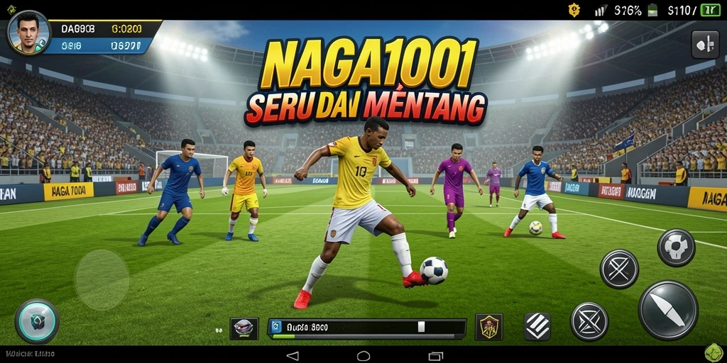 Tangkapan layar gameplay seru NAGA1001 dengan aksi olahraga yang mendebarkan.