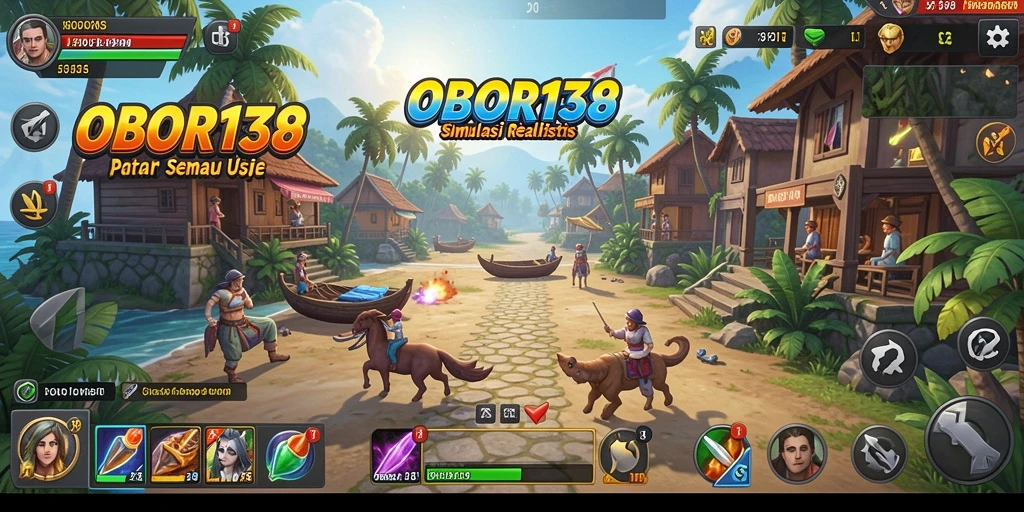 Tampilan gameplay OBOR138 yang menarik dan interaktif.
