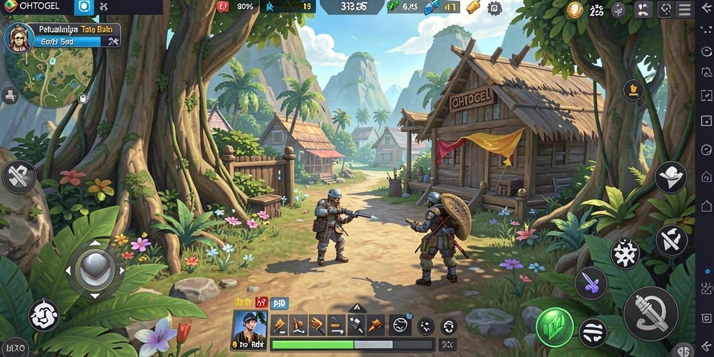 Gameplay Open World yang menakjubkan dalam OHTOGEL.