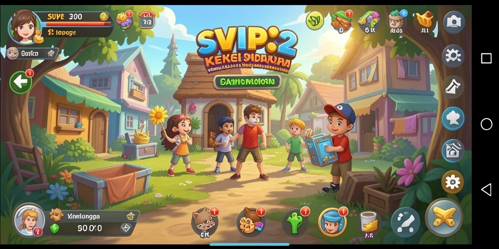 Screenshot gameplay SVIP2 menampilkan karakter dan lingkungan yang hidup.