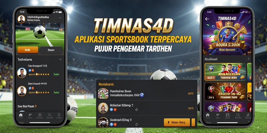 Tampilan utama TIMNAS4D dengan fitur taruhan olahraga yang menarik.