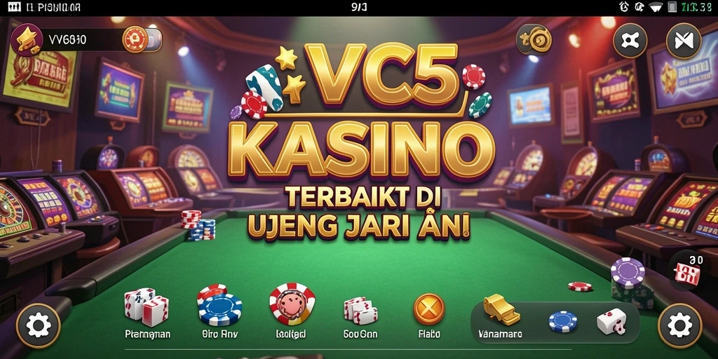 Menampilkan gameplay seru di <strong>VC5</strong> dengan berbagai pilihan permainan kasino.